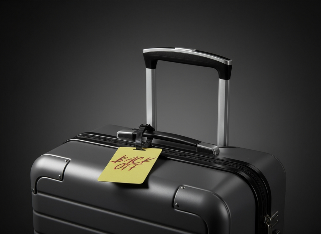 Back off Luggage Tag – Durable – Easy Identify | Qonshi