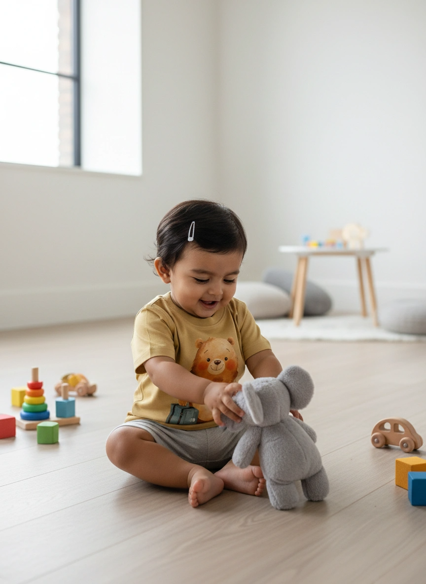 Boys Crew Neck T-Shirt – Cotton Blend – Durable Design | Qonshi