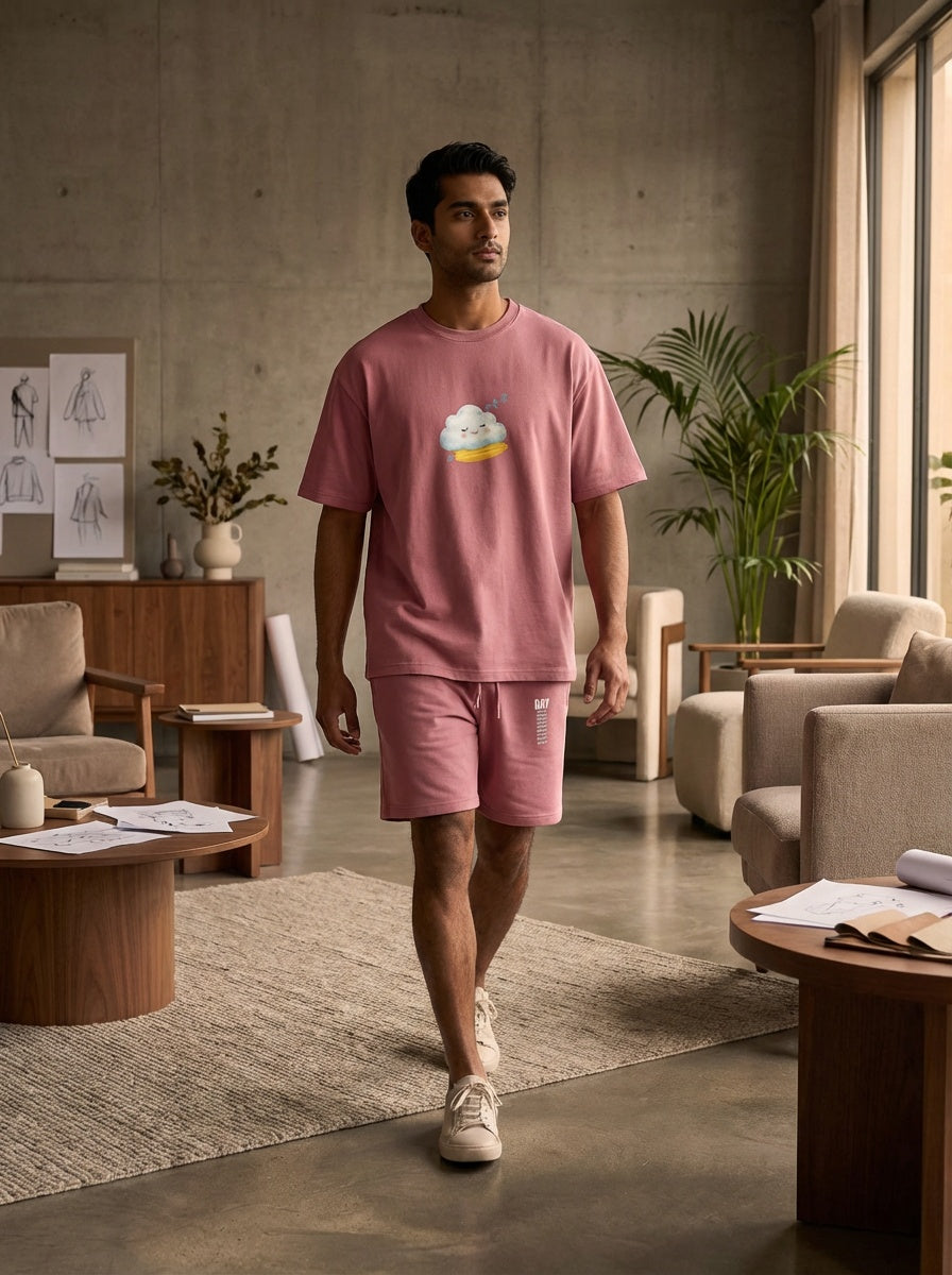 Co-ord day off flemingo pink 