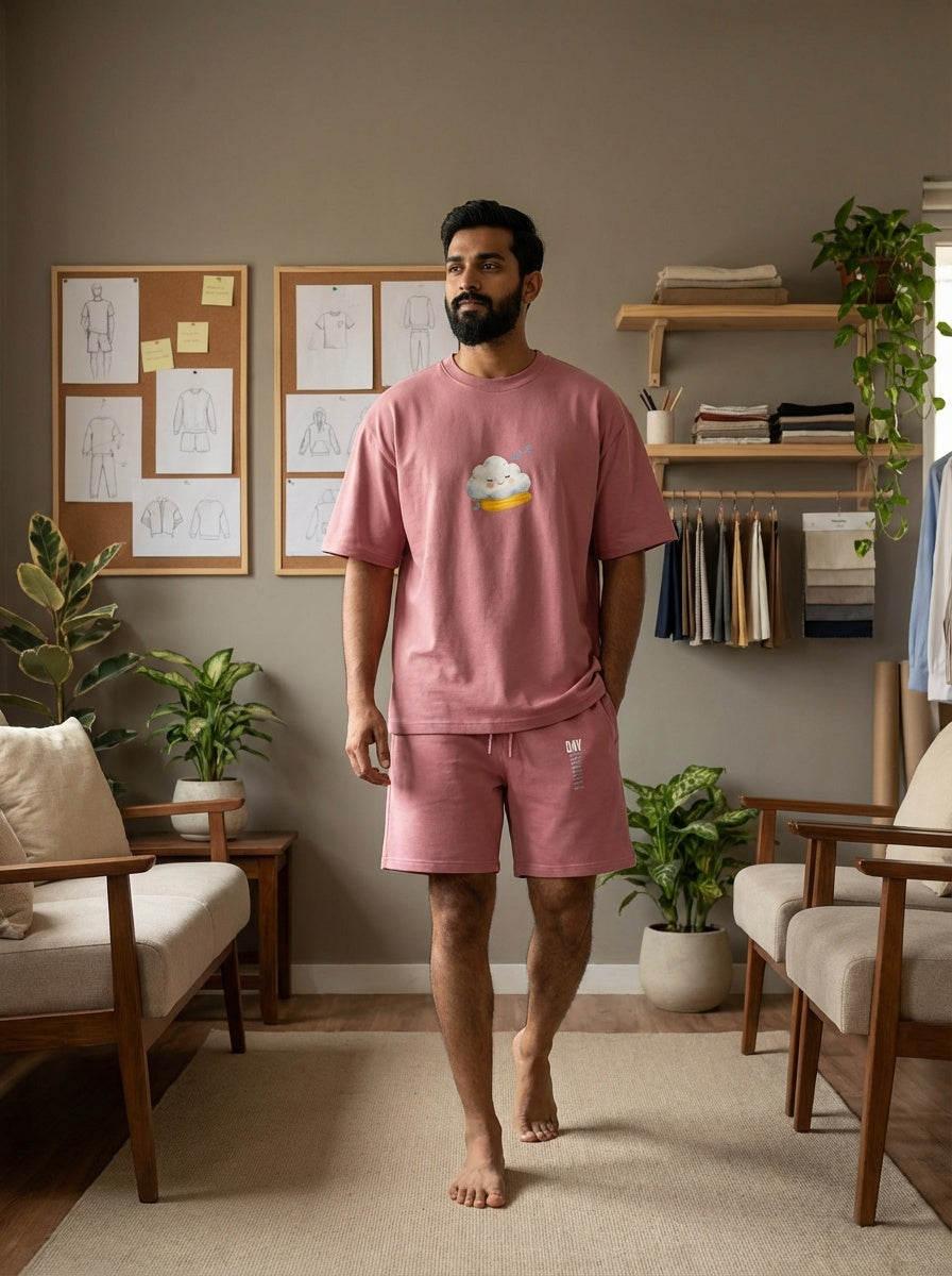 Oversized Tee + Comfort Shorts | Co-ord | Lounge Wear