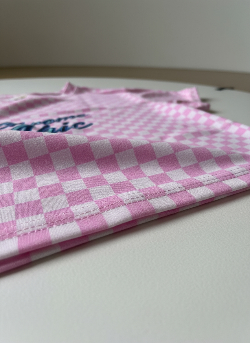 Custom Design Crop Top – Vibrant Print Activewear | by Qonshi