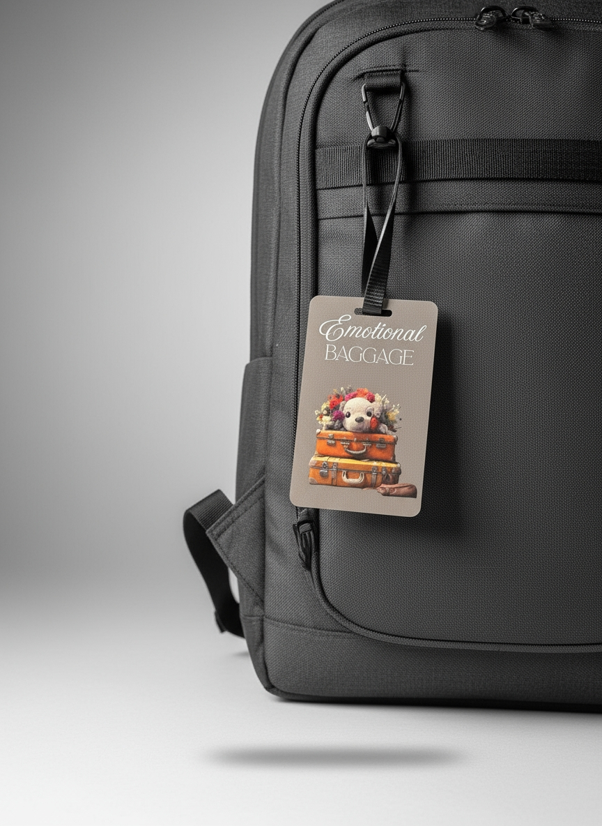 Emotional baggage Luggage Tag – Durable – Easy Identify | Qonshi