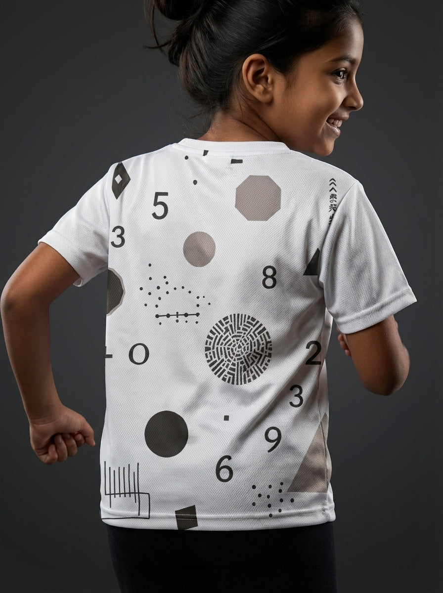 Kids Sports T-Shirt  |  Minimalistic  |  Qonshi