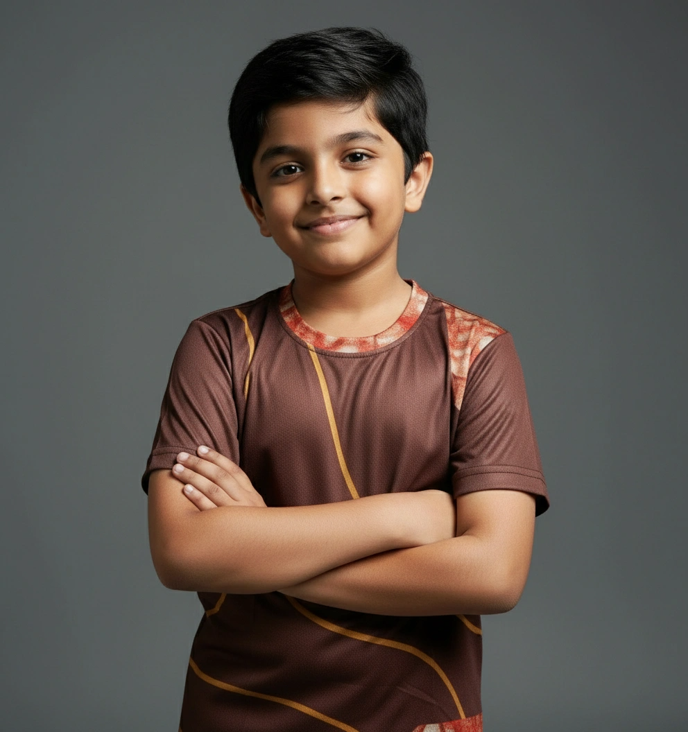 Kids Sports T-Shirt – Breathable – Performance Fabric | Qonshi