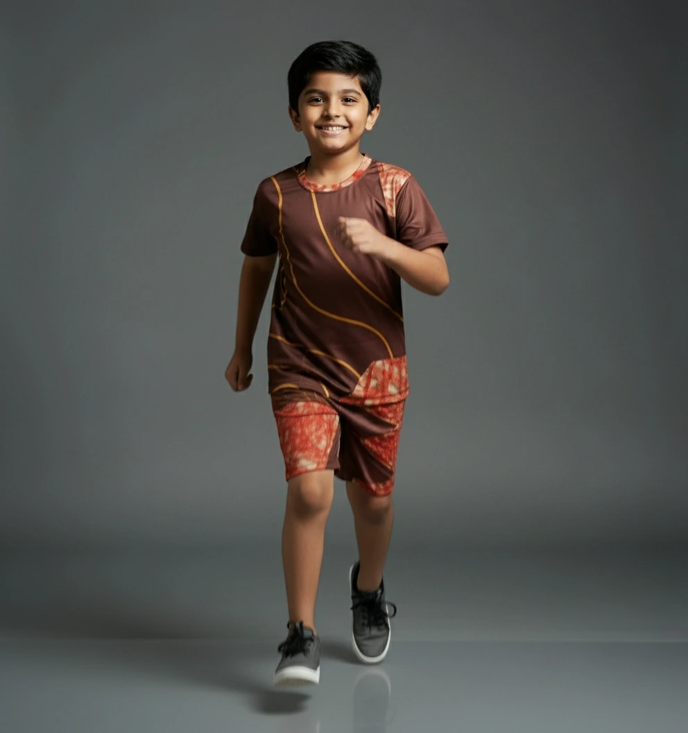 Kids aop sports co-ord 