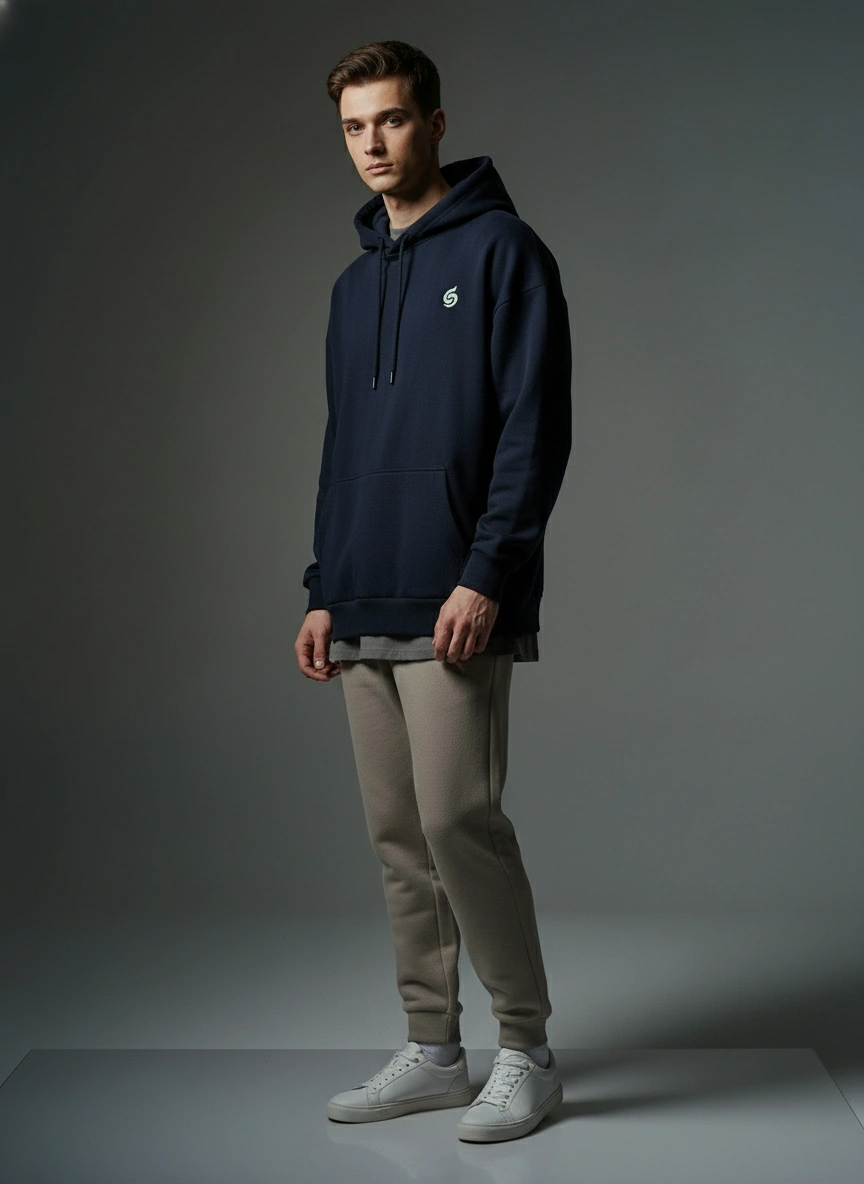 Oversized Hoodie | Choose Joy - Life will Follow| Heavyweight Comfort | Qonshi