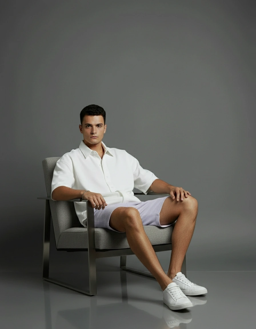 Oversized Shirt | Plain White | Qonshi