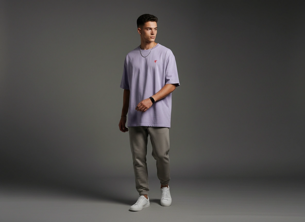 Oversized T-Shirt | Express - Explore - Empower | Premium Comfort | Qonshi
