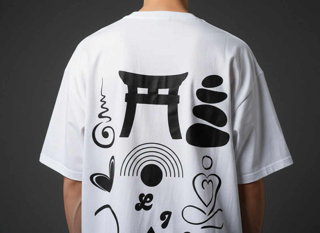 Oversized T-Shirt | Peace | Premium Comfort | Qonshi