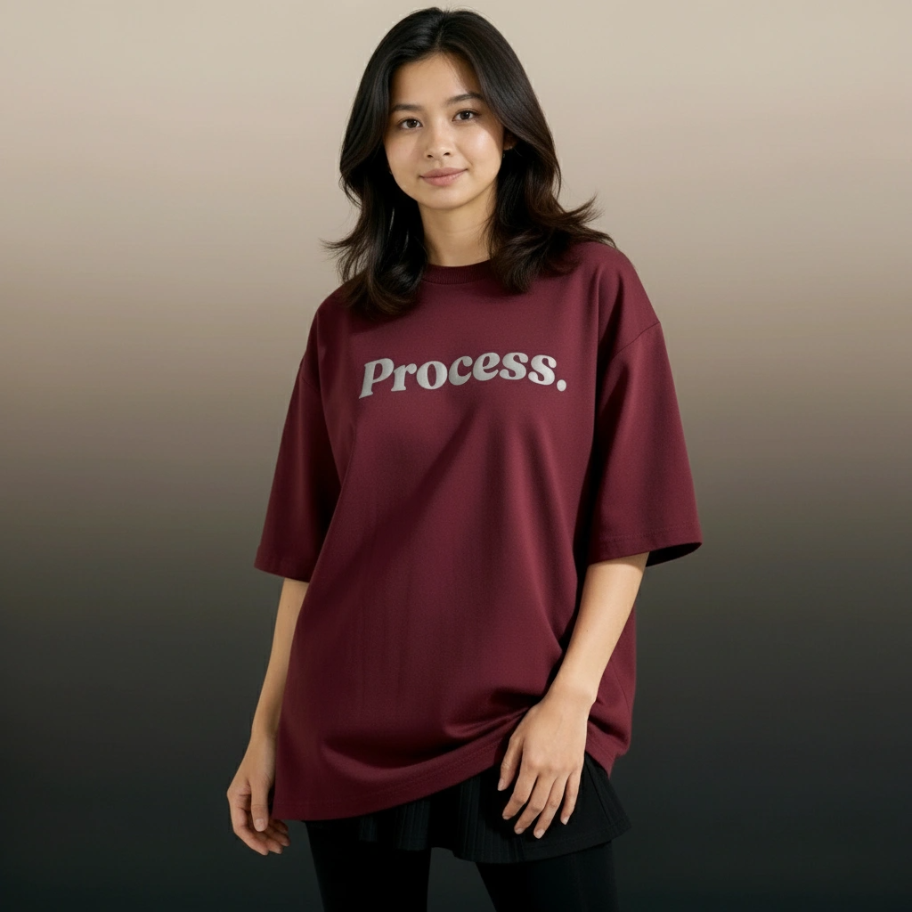Oversized T-Shirt | Process | Premium Comfort | Qonshi