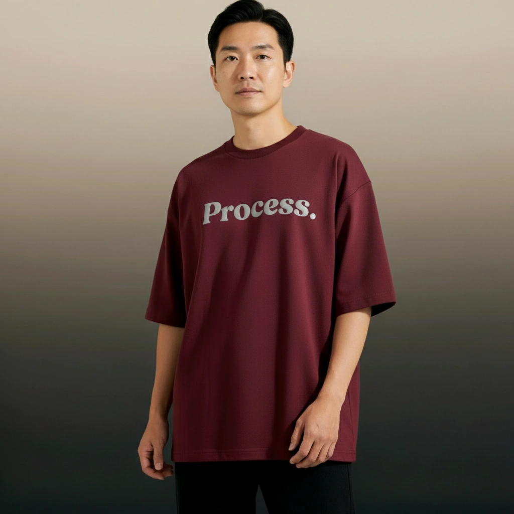 Oversized T-Shirt | Process | Premium Comfort | Qonshi