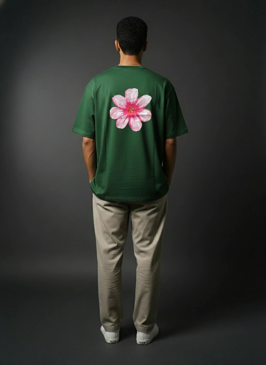 Oversized T-Shirt | Shaant Raho | Premium Comfort | Qonshi