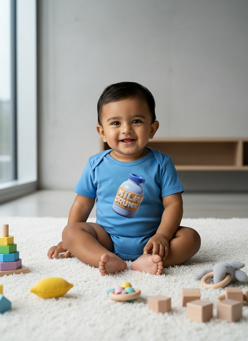 Pure Cotton Baby Romper – Soft – Comfortable Fit | Qonshi