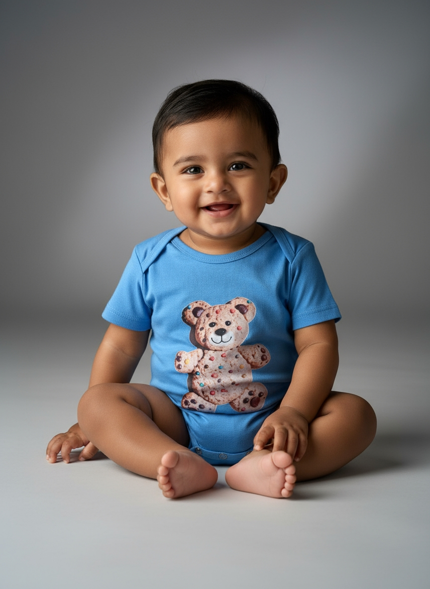 Pure Cotton Baby Romper – Soft – Comfortable Fit | Qonshi