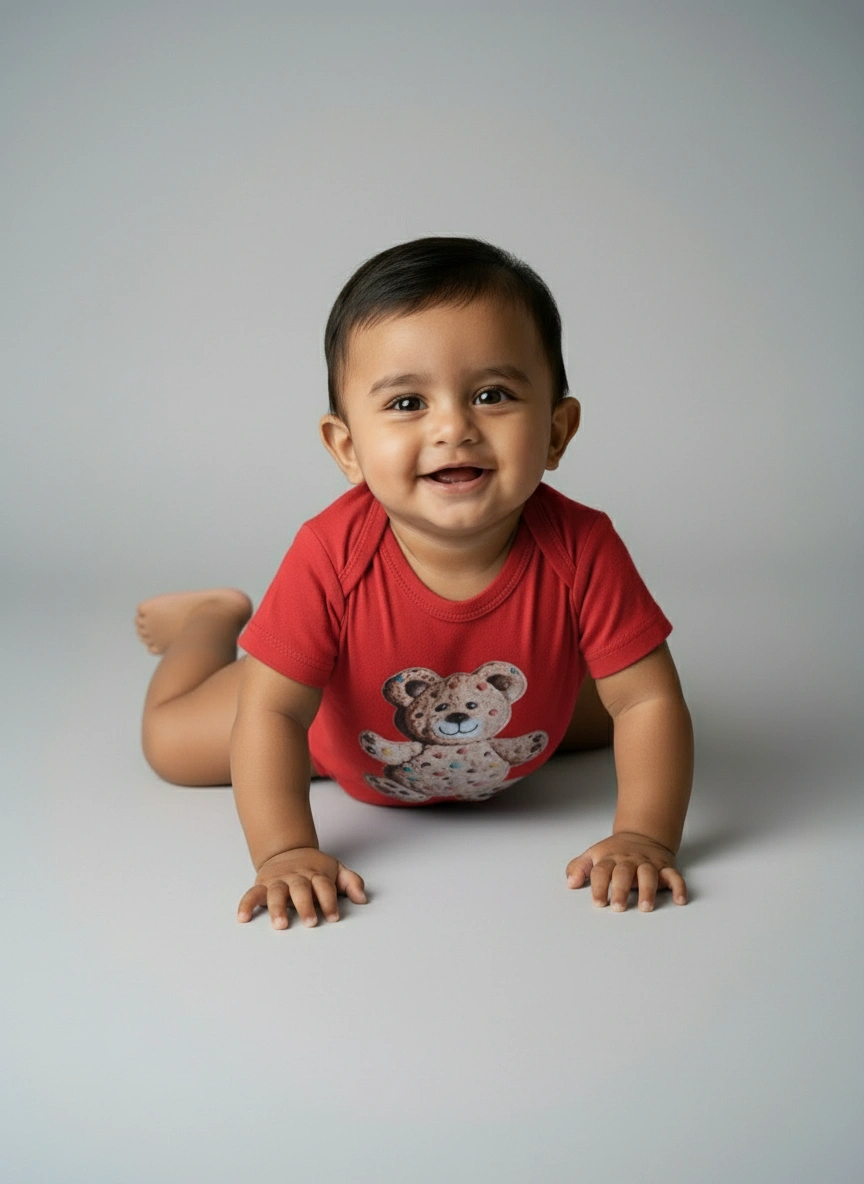 Pure Cotton Baby Romper – Soft – Comfortable Fit | Qonshi