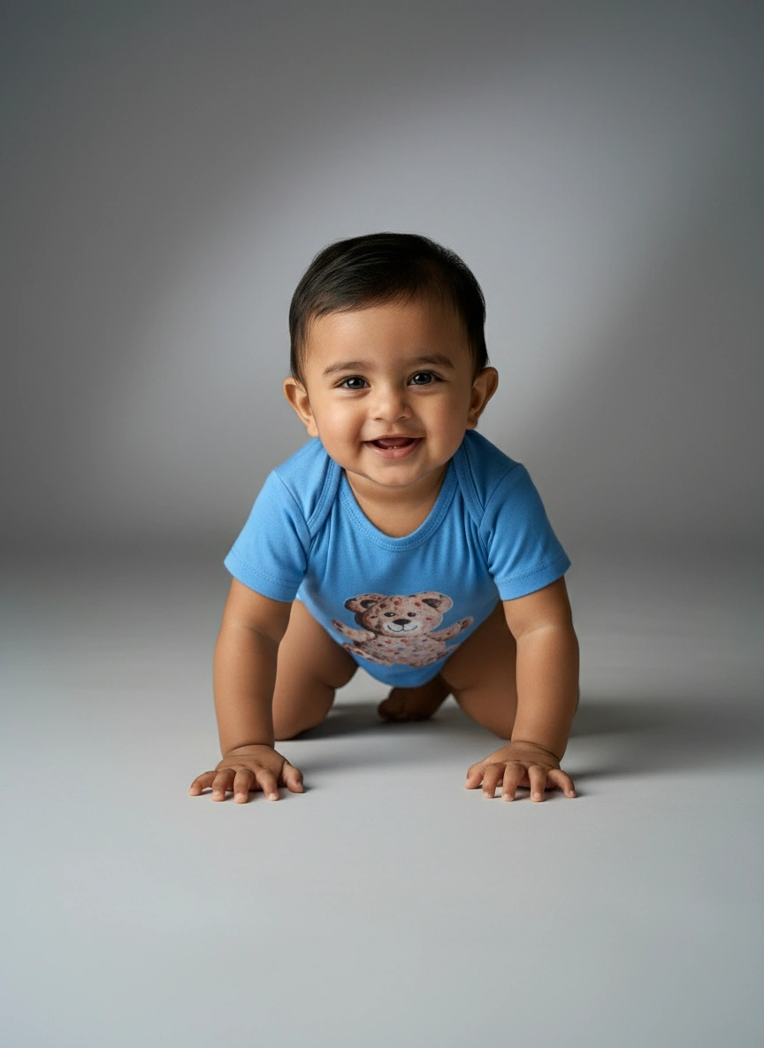 Pure Cotton Baby Romper – Soft – Comfortable Fit | Qonshi