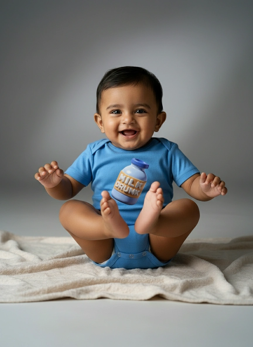 Pure Cotton Baby Romper – Soft – Comfortable Fit | Qonshi