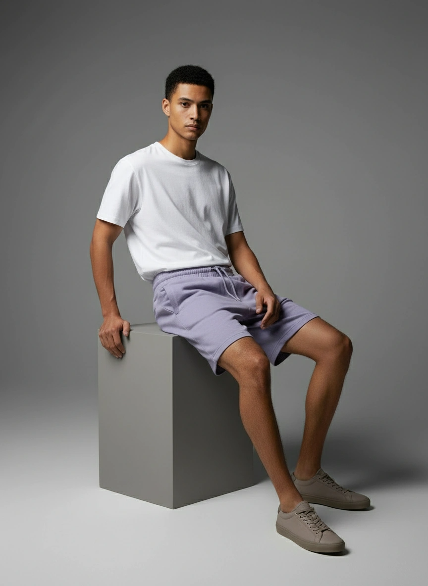 Terry Cotton Shorts – Soft – Relaxed Fit | Qonshi