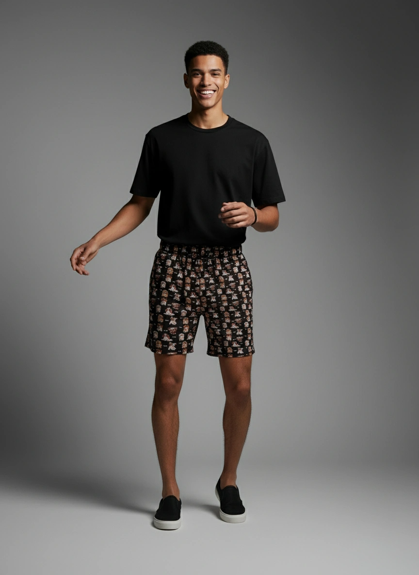 Terry Cotton Shorts – Soft – Relaxed Fit | Qonshi
