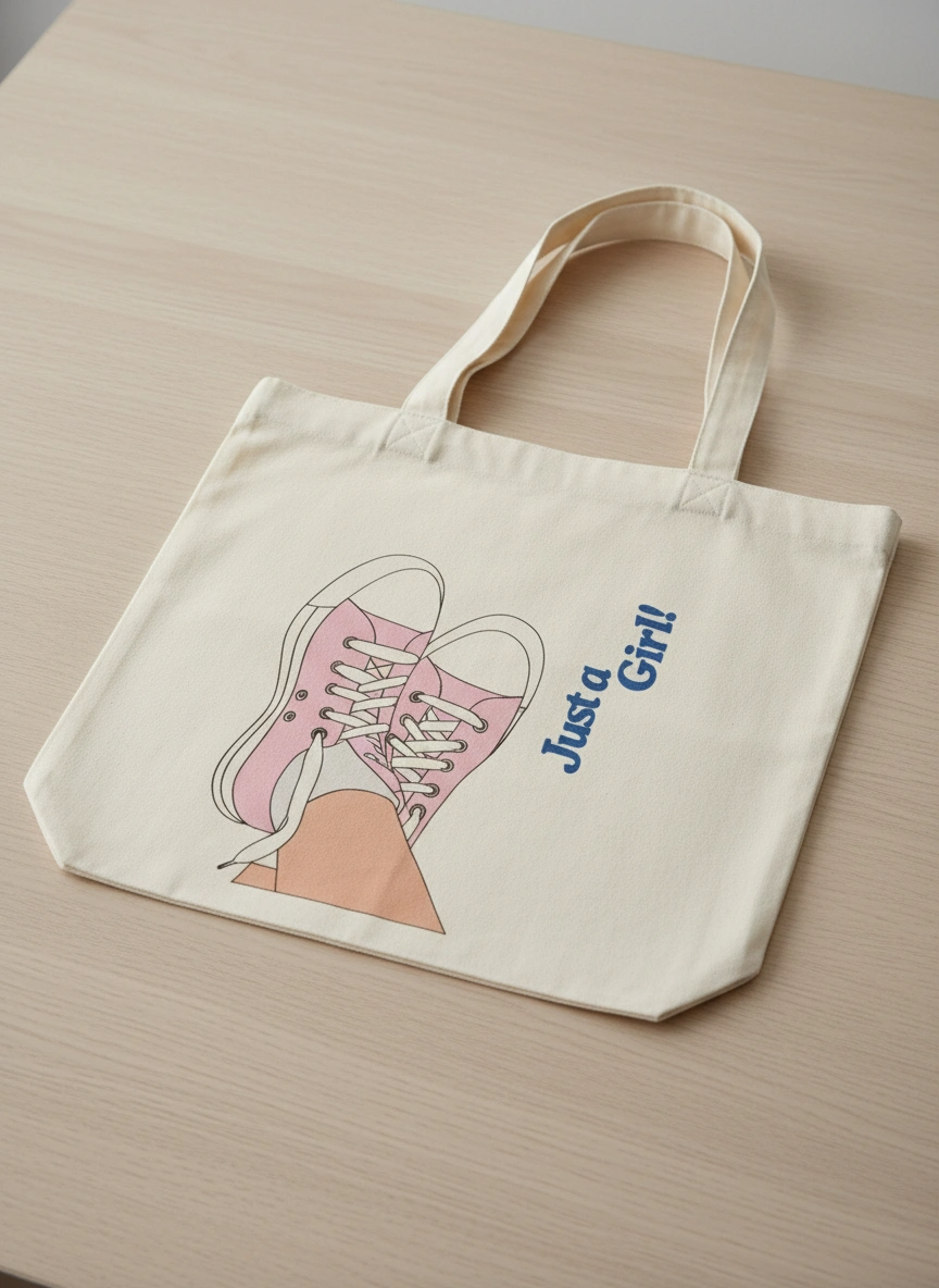 Tote Bag | Just A Girl | Qonshi