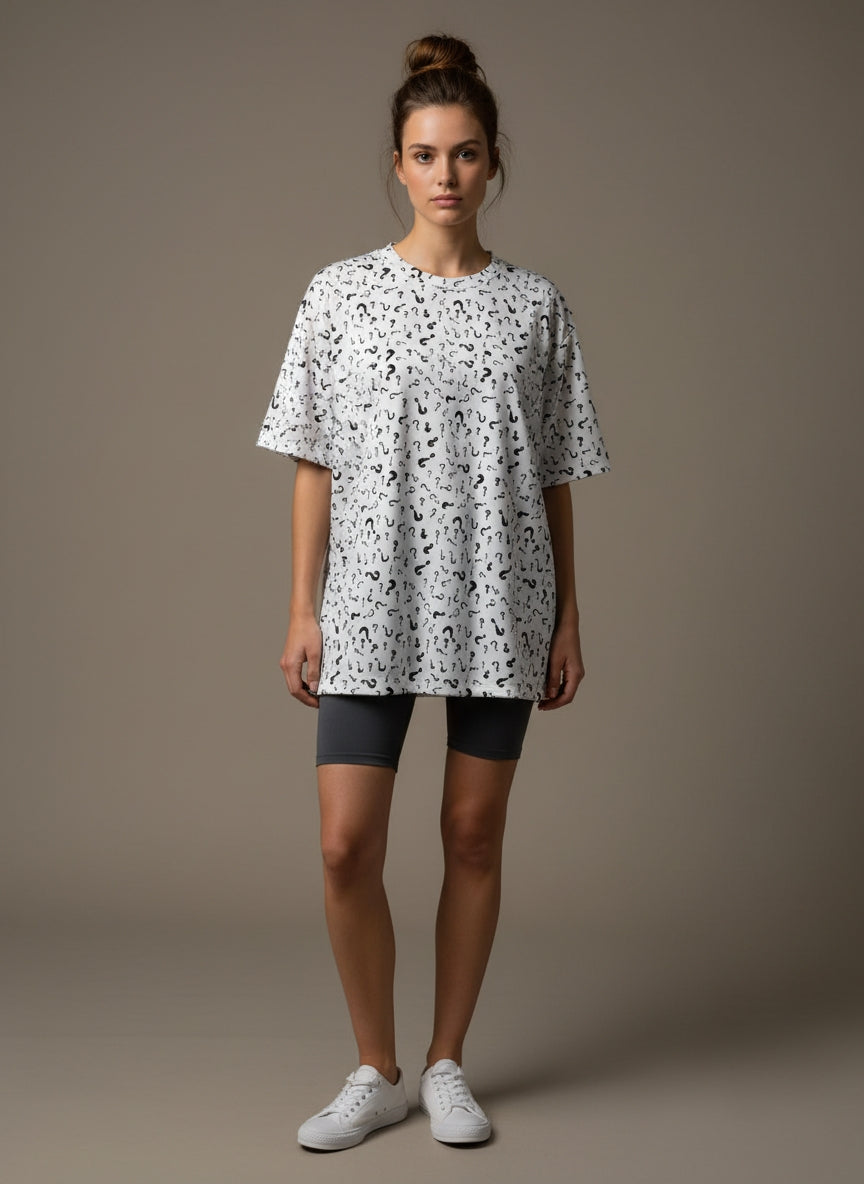 Oversized T-Shirt | ? Question ? | Qonshi