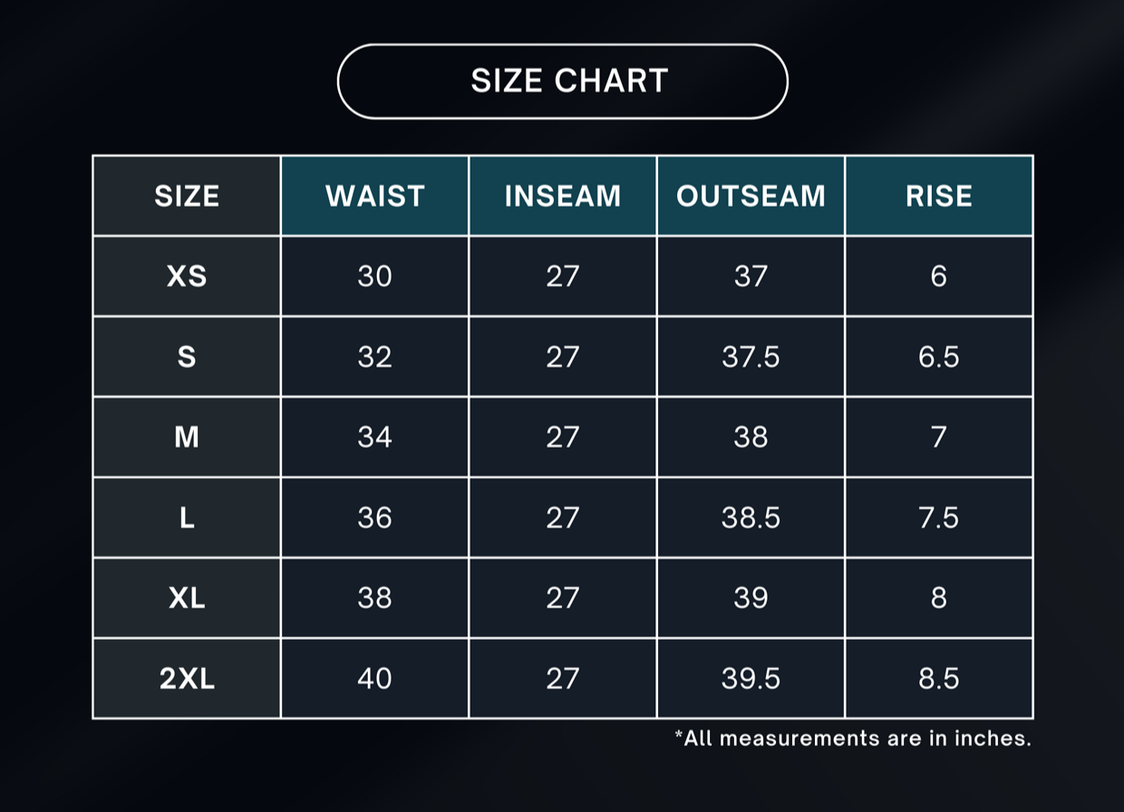 aop-gym-leggings size chart 