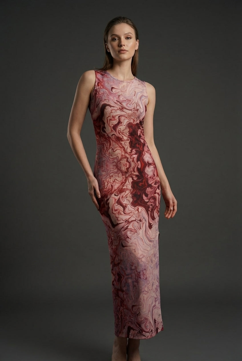 Bodycon Dress | Pink | Qonshi