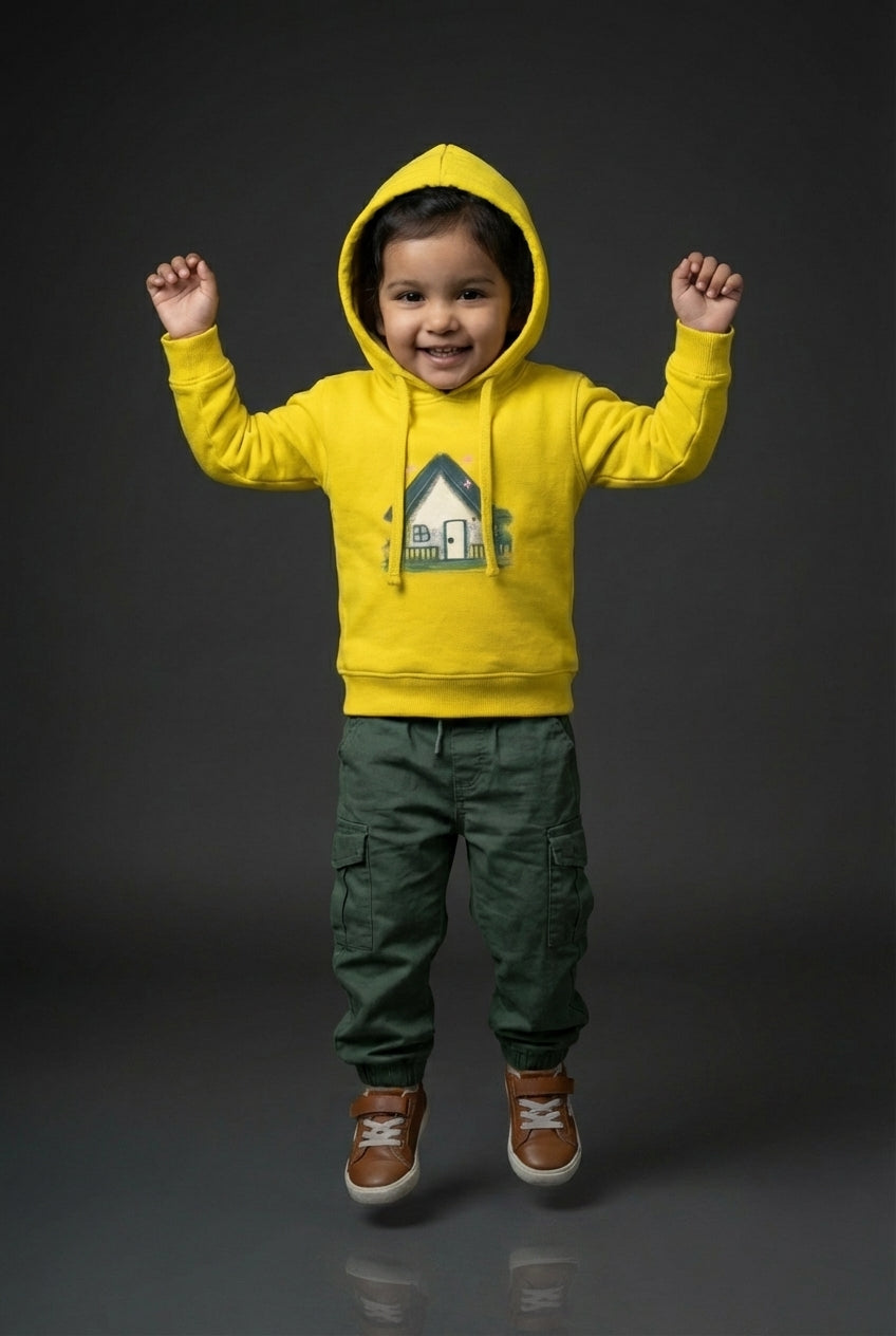 Kids Pure Cotton Hoodie | Home | Qonshi