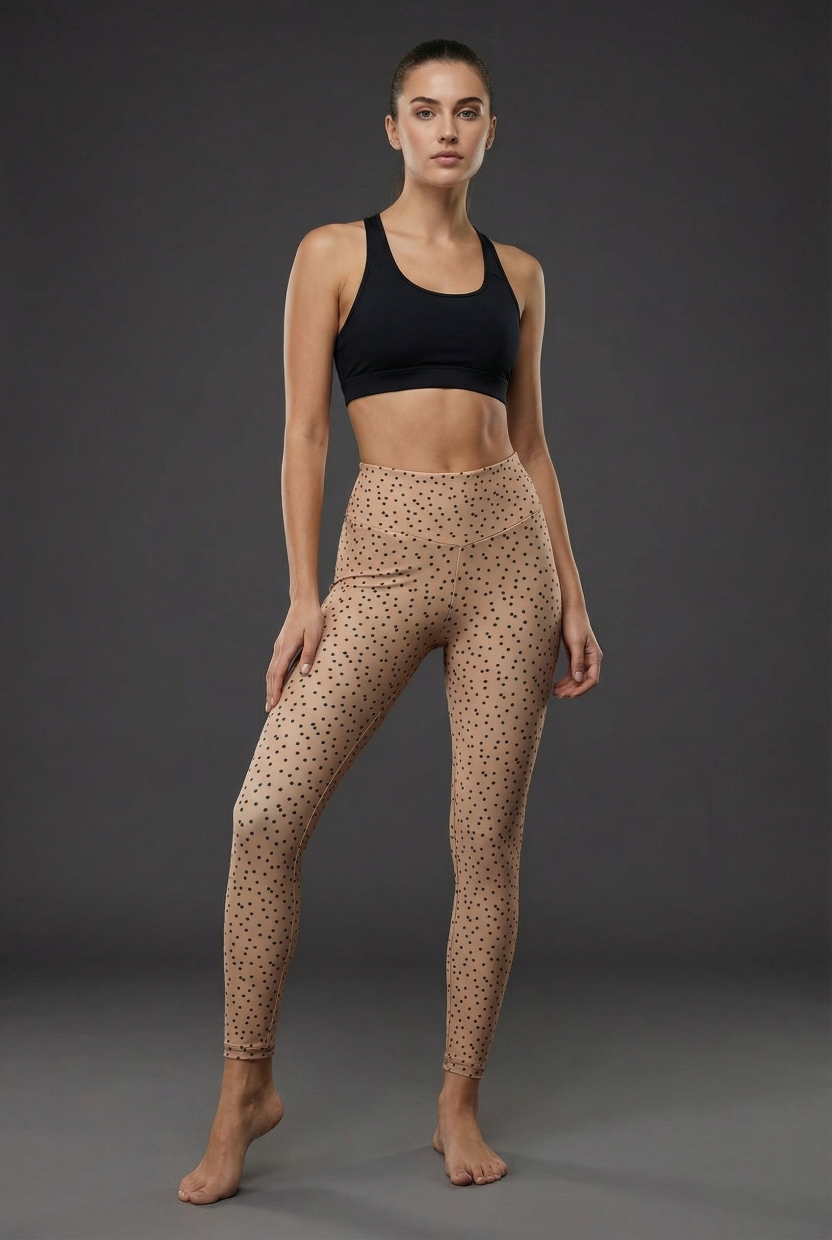 Sports Leggings | Polka Dots | Qonshi Pulse