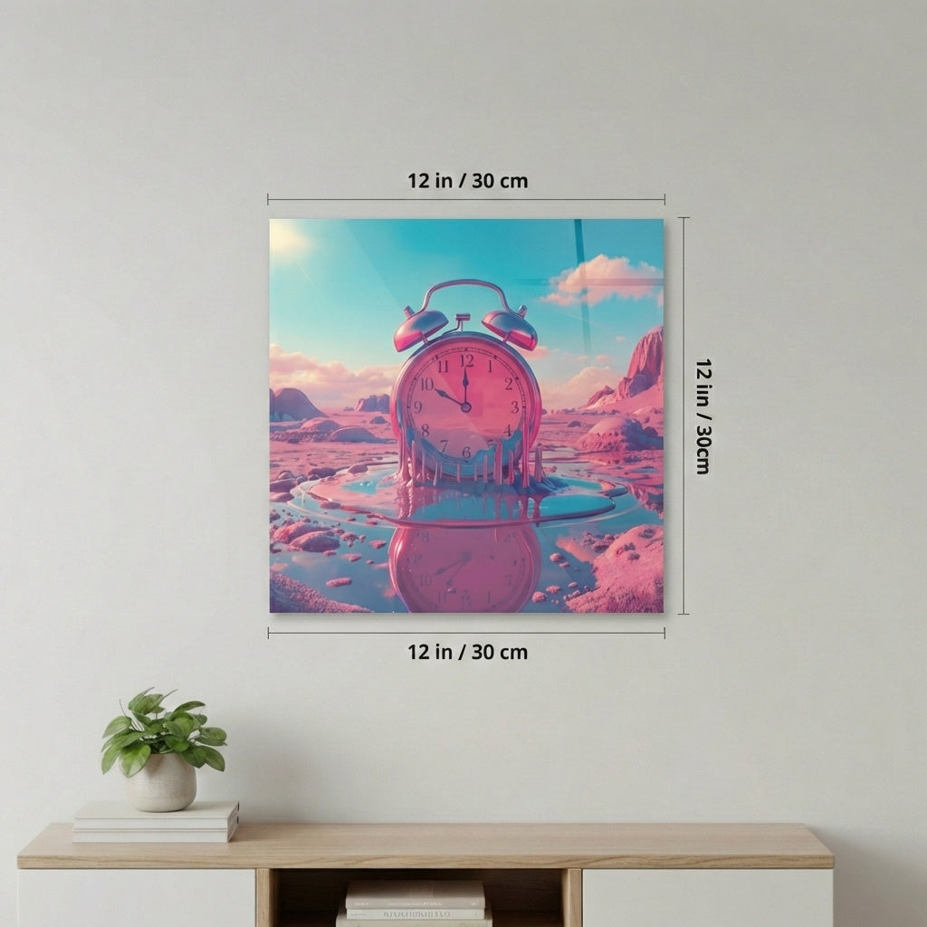 Acrylic Wall Art | Digital Painting | Time | 12*12 inch