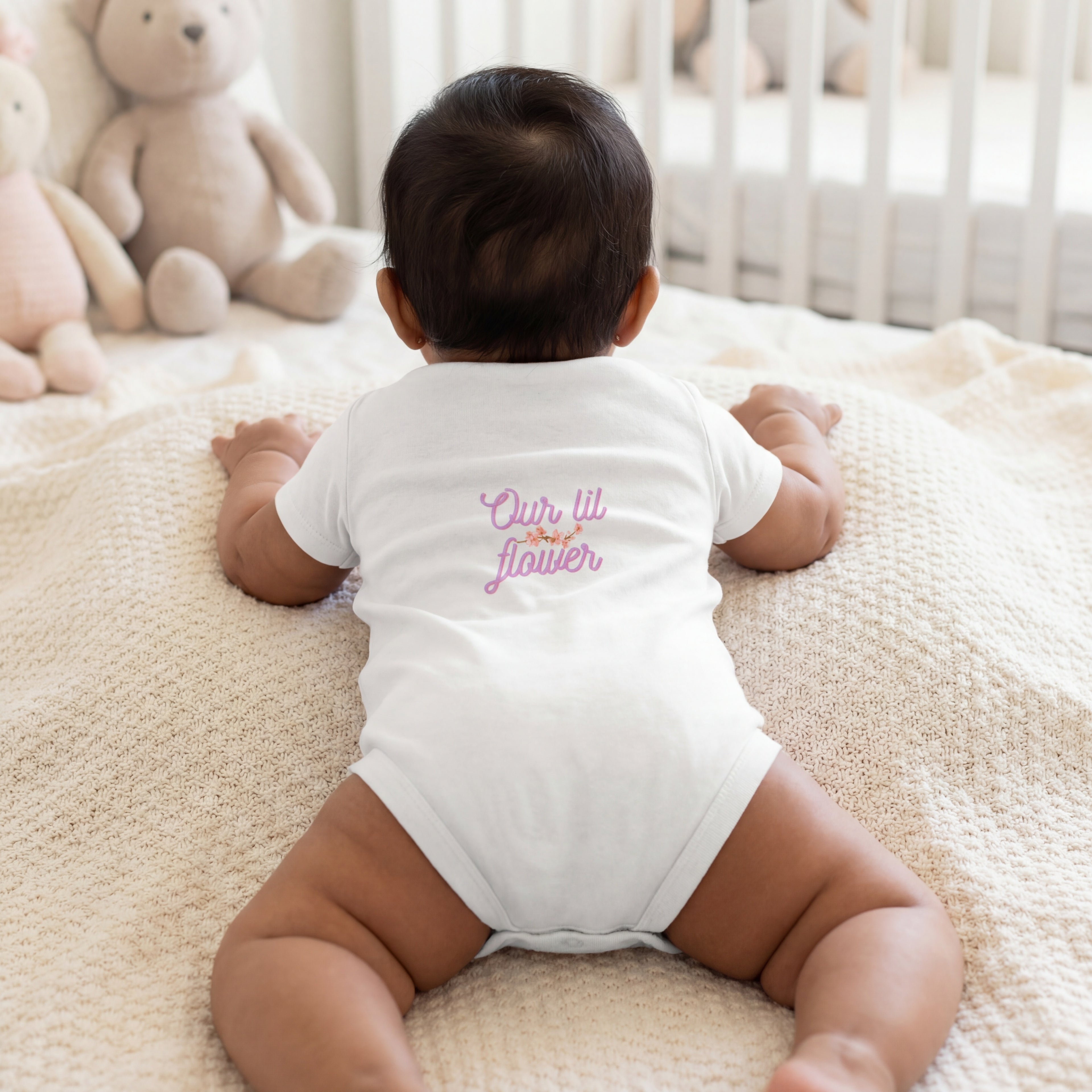 Kids white Rompers | Pure Cotton | Our little flower