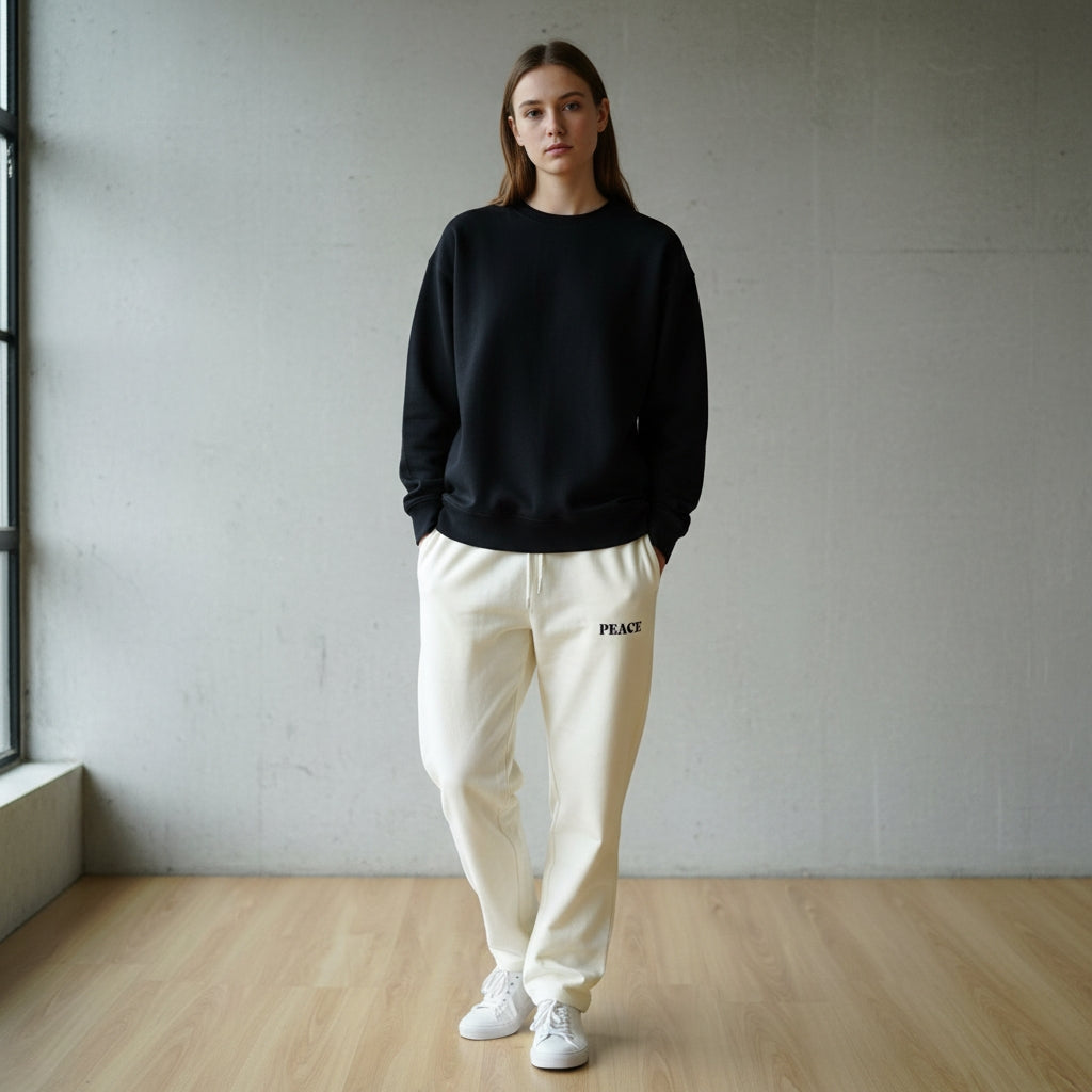 Unisex Sweatpants  – Relaxed Fit | Peace | Qonshi