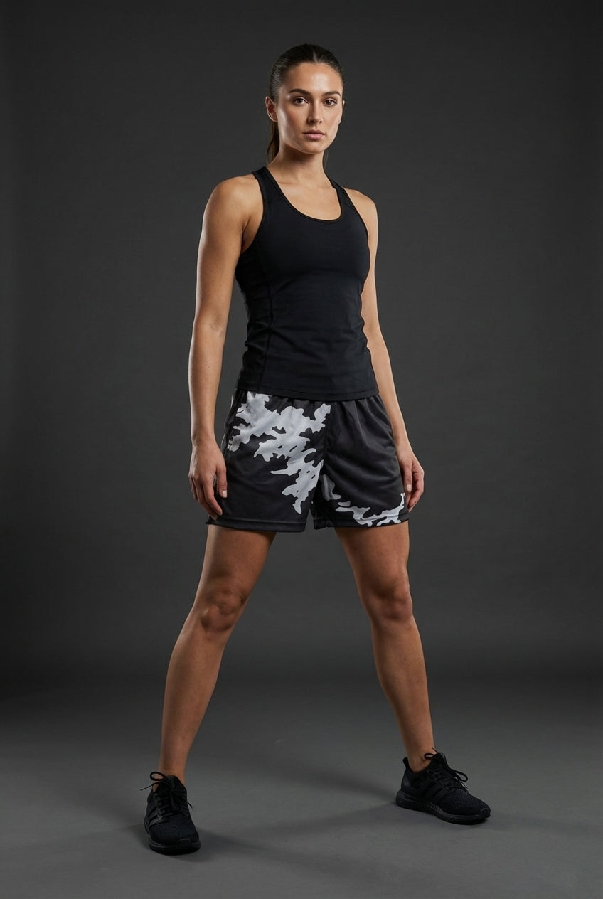 Unisex Sports Shorts | Dark Grey | Qonshi Pulse