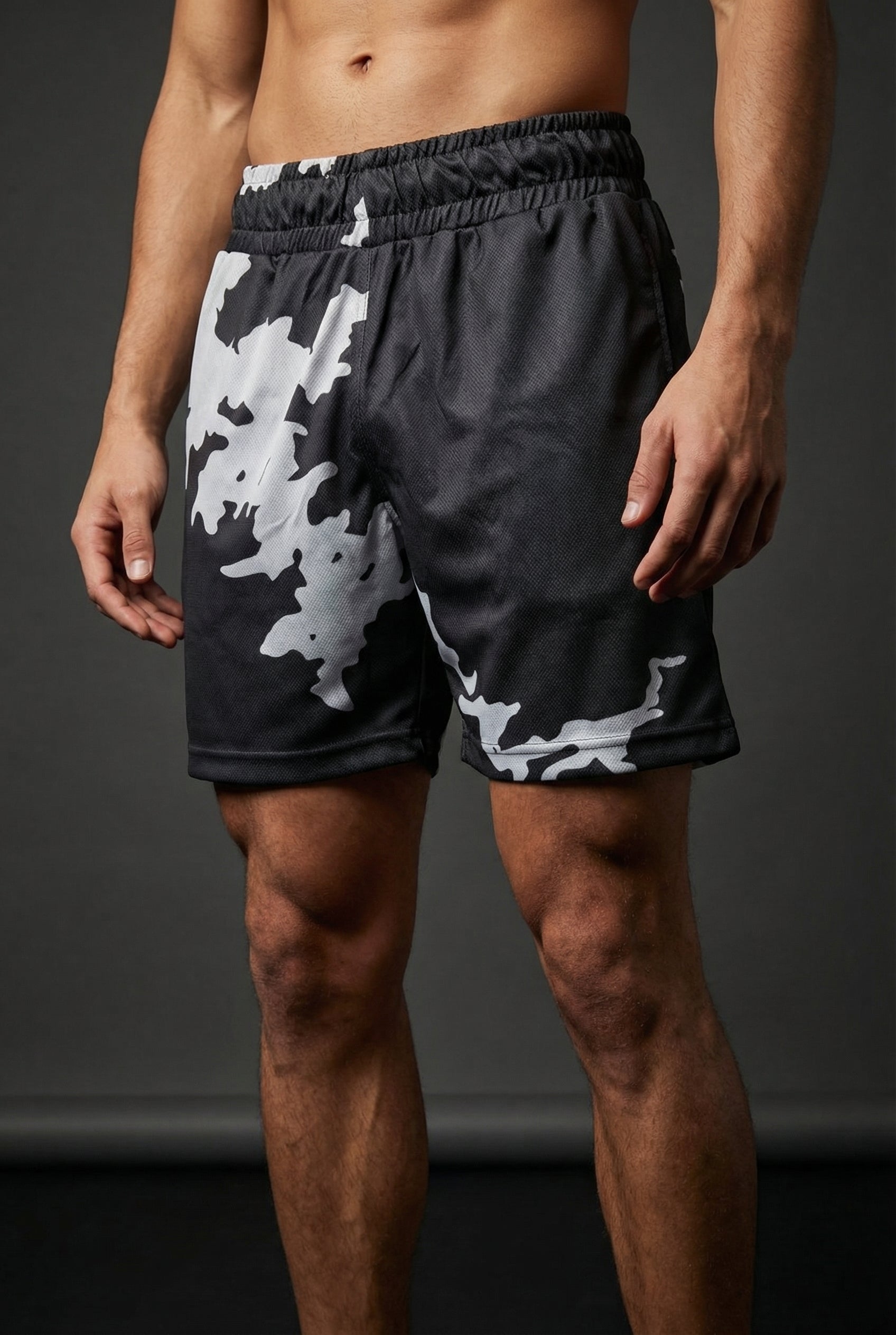 Unisex Sports Shorts | Dark Grey | Qonshi Pulse